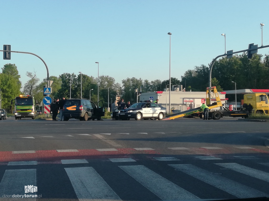 Kolizja przy Skłodowskiej-Curie/ Bukowej