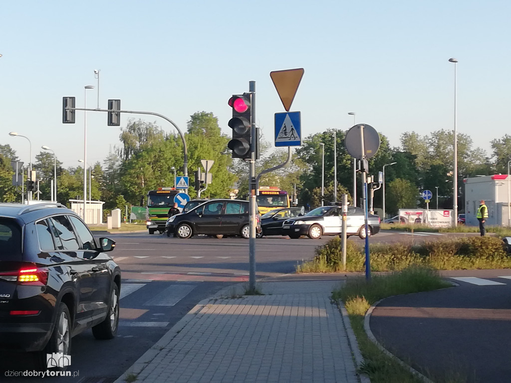 Kolizja przy Skłodowskiej-Curie/ Bukowej