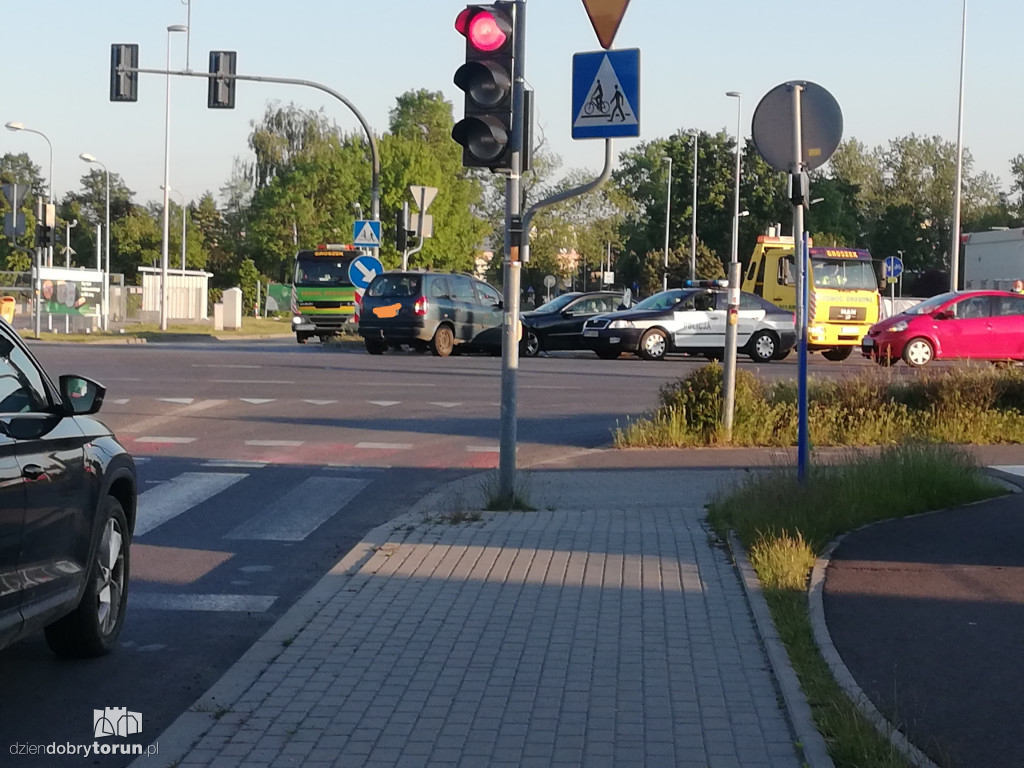 Kolizja przy Skłodowskiej-Curie/ Bukowej