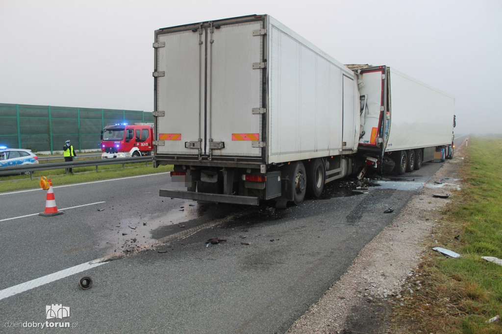 Utrudniony ruch na A1 w kierunku Torunia