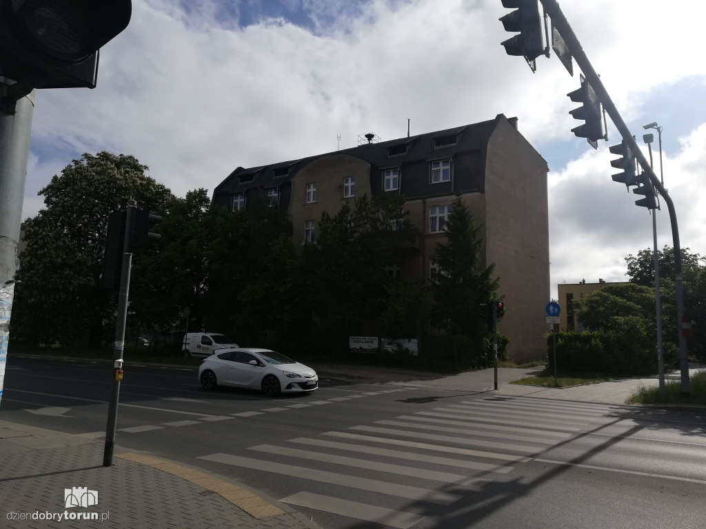 Pożar w budynku przy ul. Grudziądzkiej