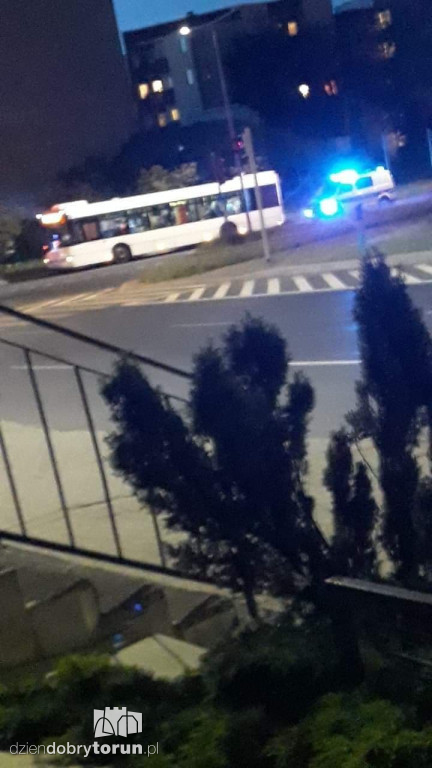 Pożar w budynku przy ul. Grudziądzkiej