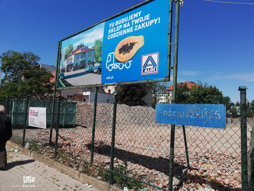 Przy Kościuszki powstaje Aldi
