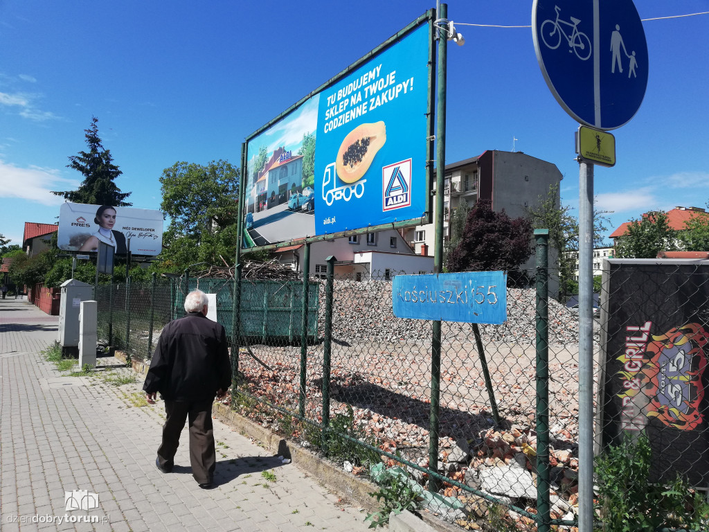 Przy Kościuszki powstaje Aldi
