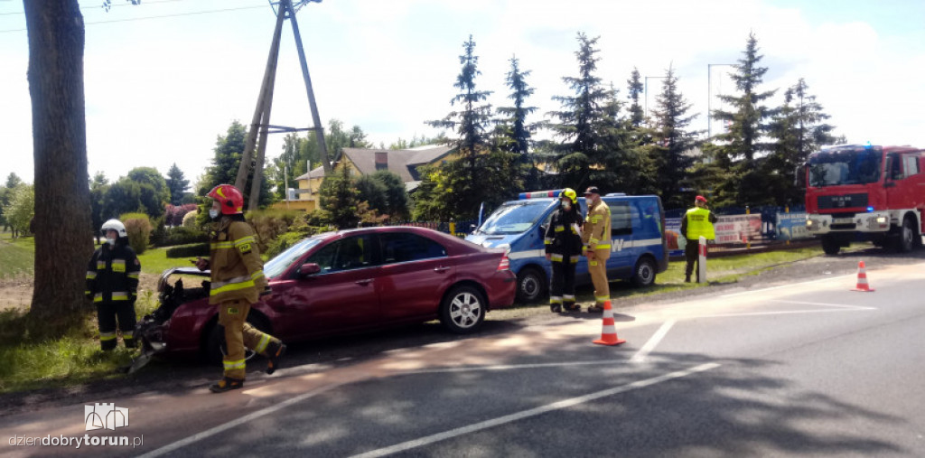 Dwie groźne kolizje w Gniewkowie