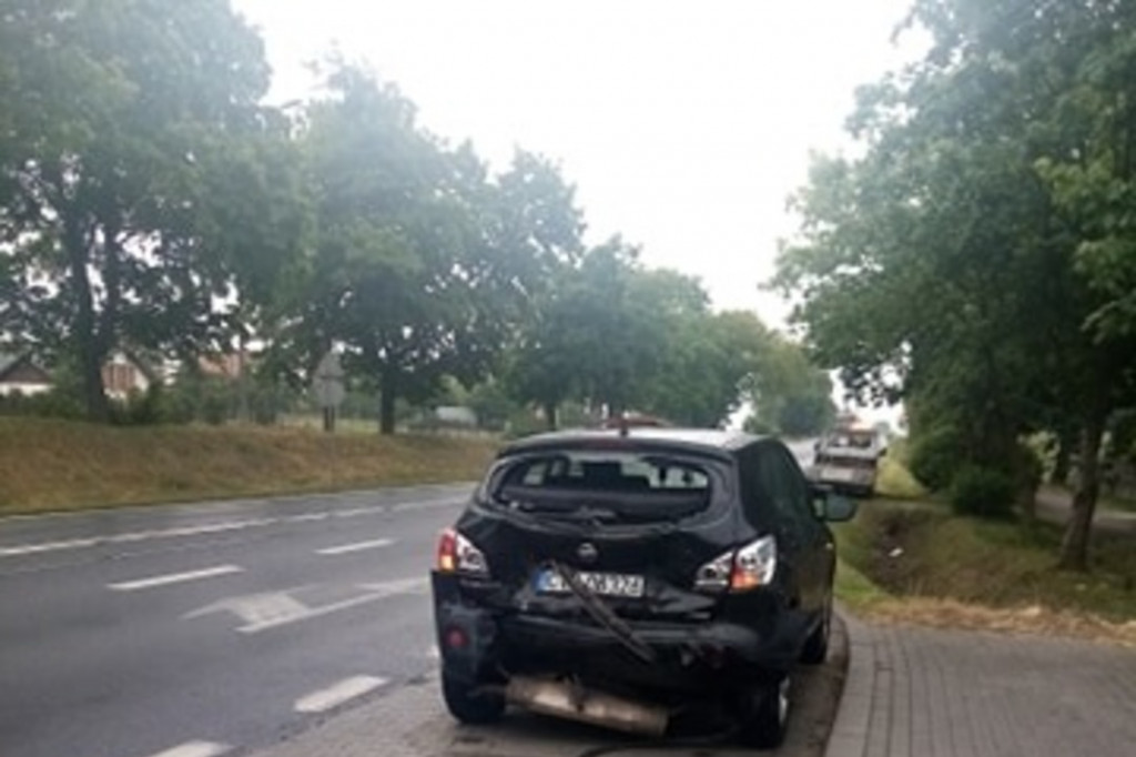 Kolizja w Głogowie pod Toruniem
