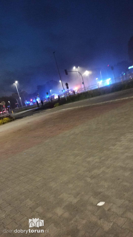 Pożar pustostanu przy Szosie Chełmińskiej