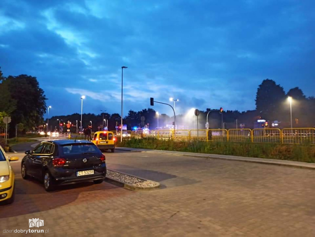 Pożar pustostanu przy Szosie Chełmińskiej