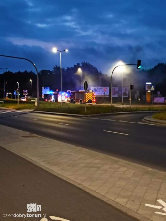 Pożar pustostanu przy Szosie Chełmińskiej