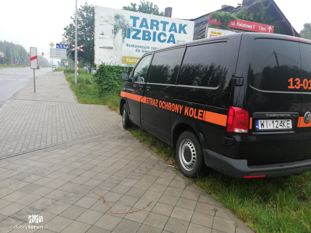 Spalony budynek przy Szosie Chełmińskiej 180