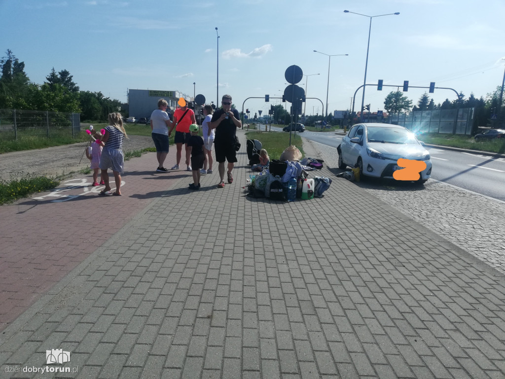 Groźna kolizja przy ul. Olsztyńskiej
