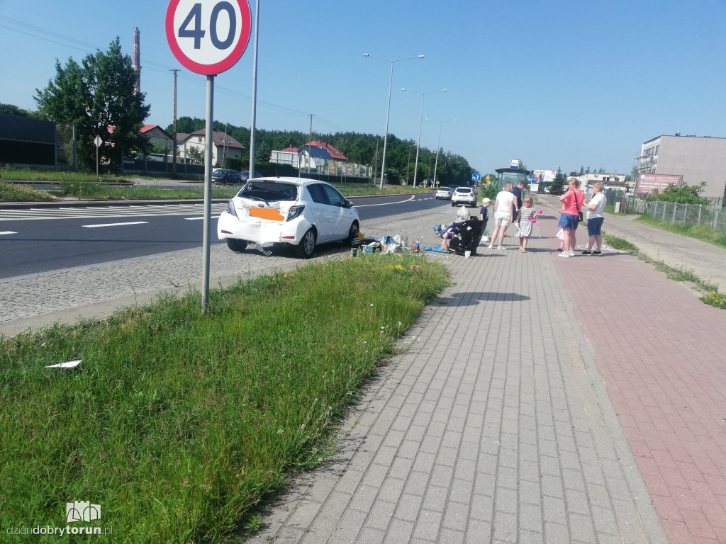 Groźna kolizja przy ul. Olsztyńskiej