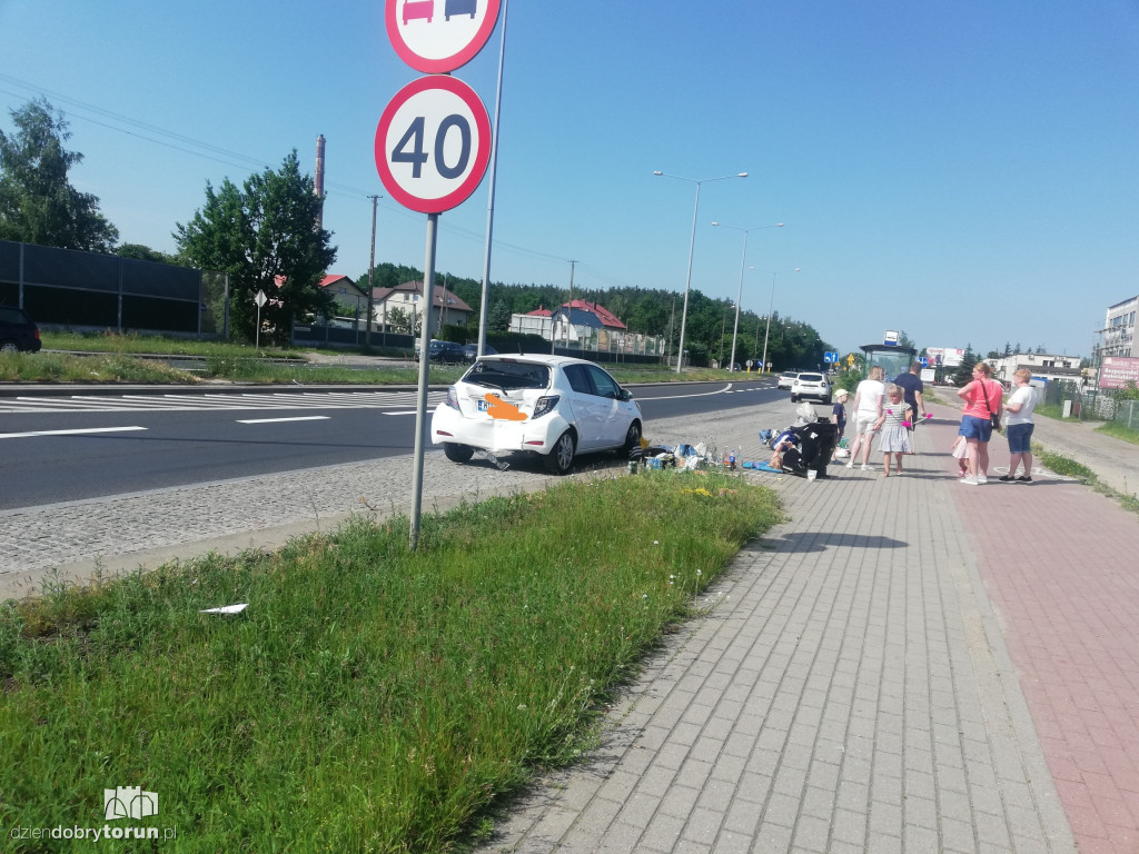 Groźna kolizja przy ul. Olsztyńskiej