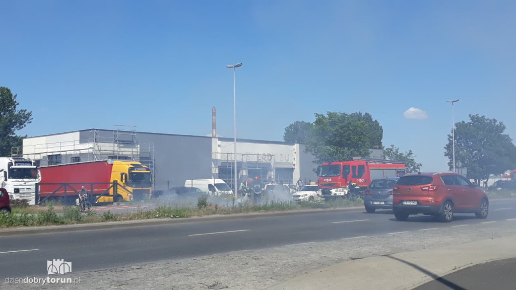 Wypadek z udziałem motocyklisty