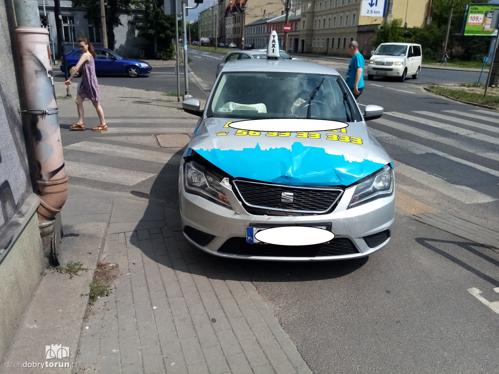 Kolizja z udziałem dwóch pojazdów