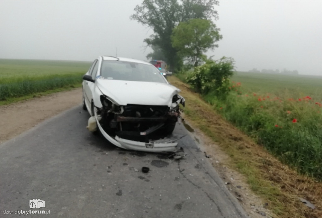 Poranny wypadek niedaleko Suchatówki