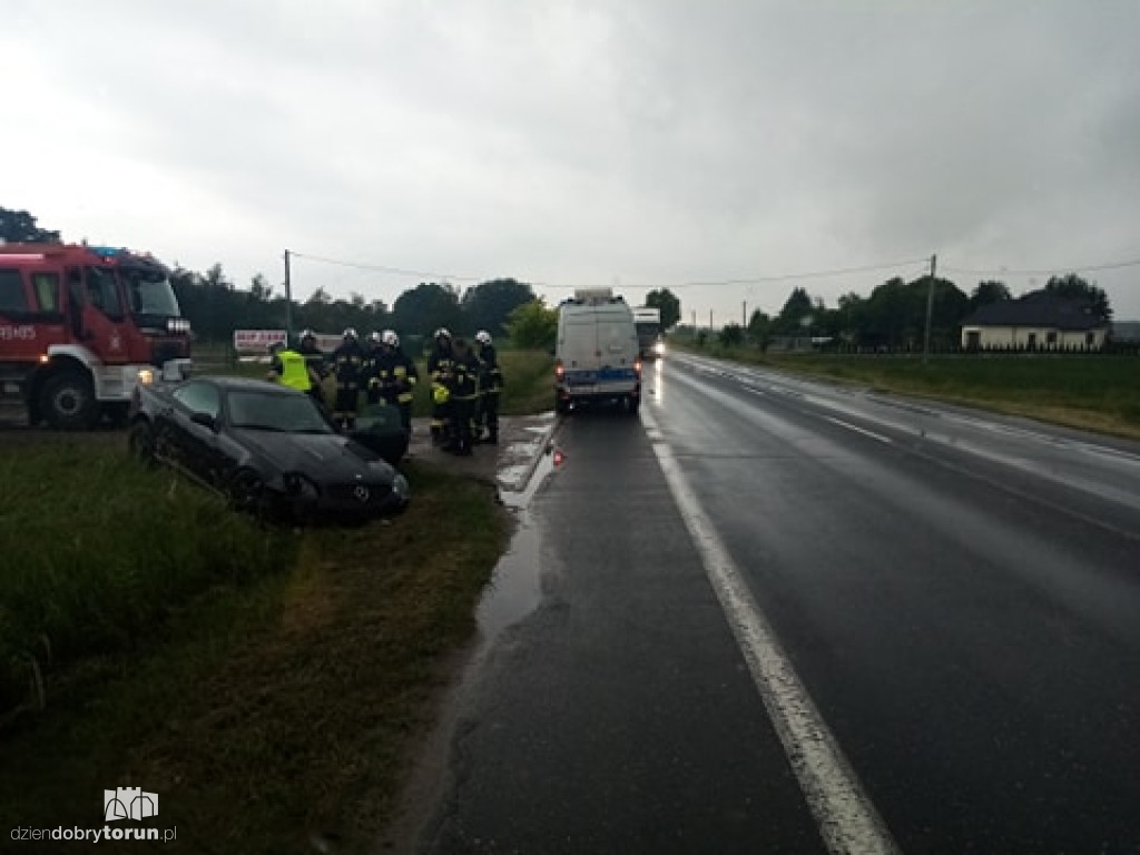 Wypadek na drodze pod Toruniem