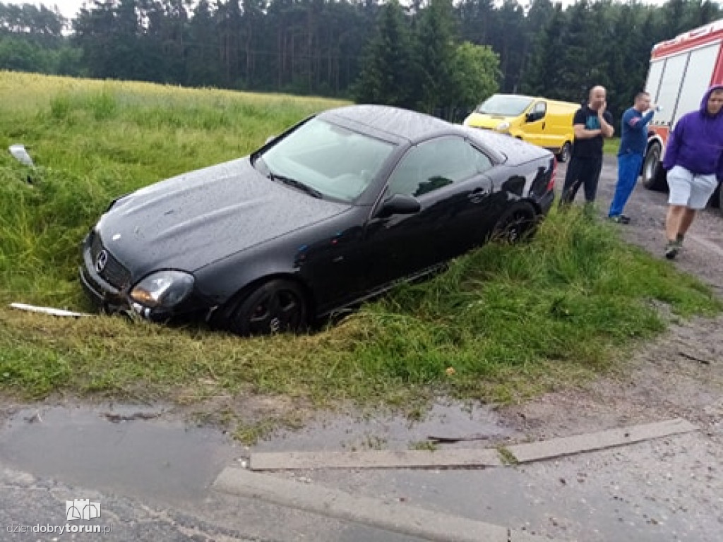 Wypadek na drodze pod Toruniem