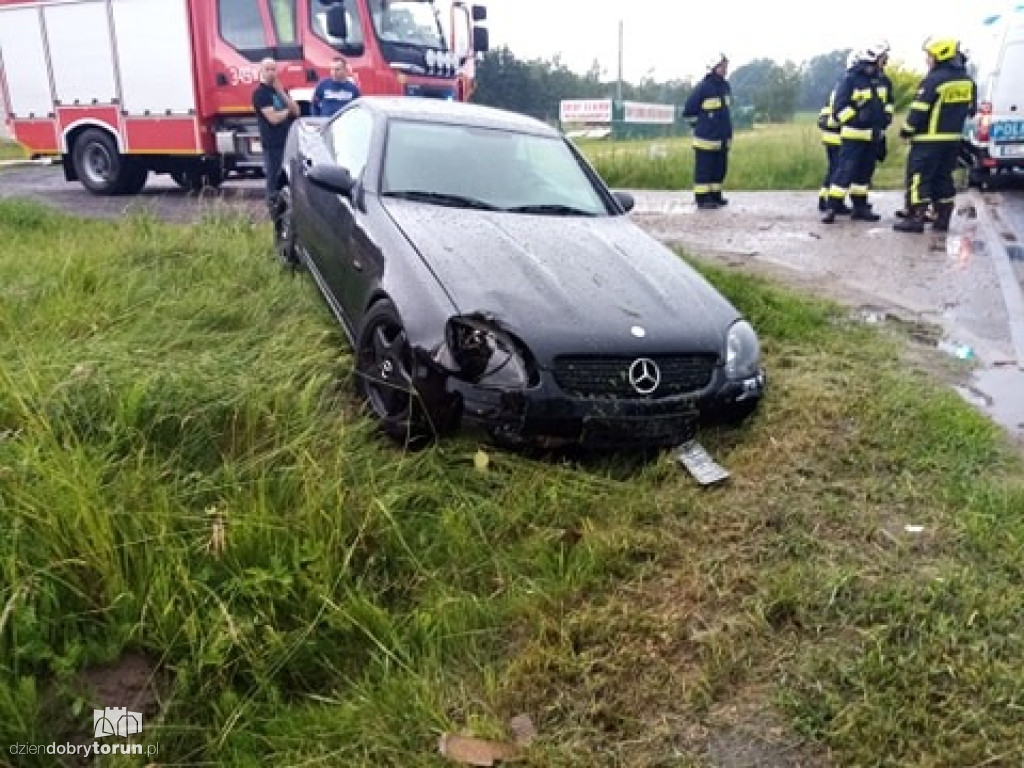 Wypadek na drodze pod Toruniem
