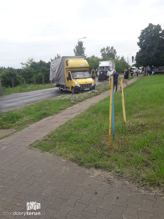 Wypadek przy ul. Poznańskiej