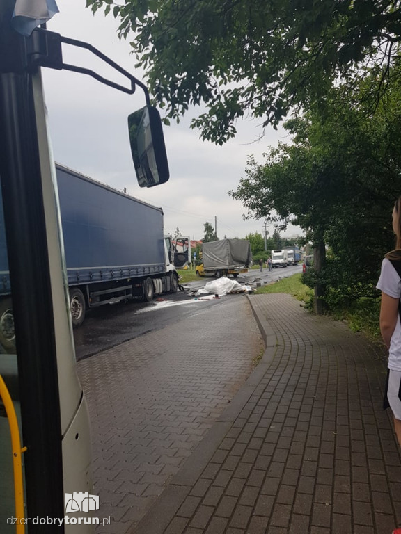 Wypadek przy ul. Poznańskiej