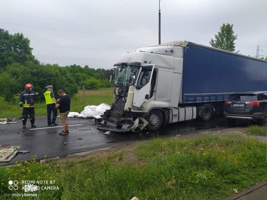 Wypadek przy ul. Poznańskiej