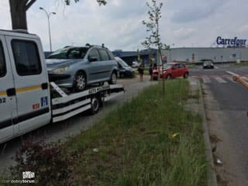 Kolizja przy ul. Olimpijskiej