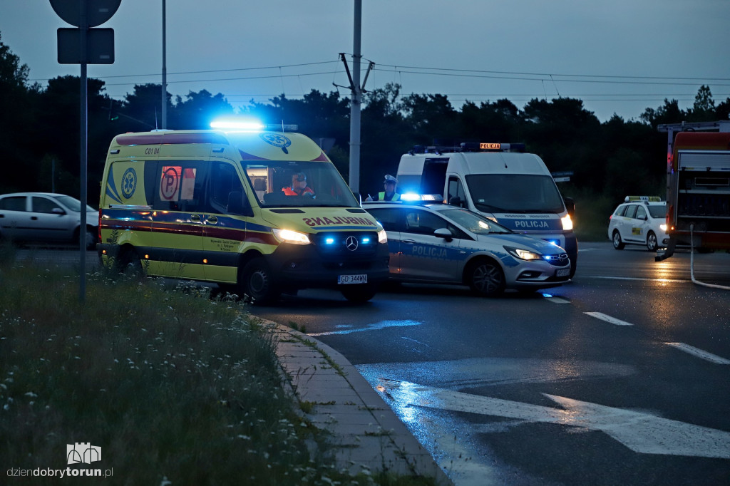 Wypadek przy ul. Rydygiera