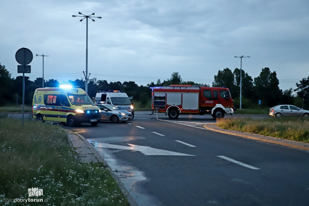 Wypadek przy ul. Rydygiera