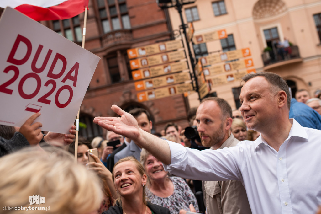 Andrzej Duda w Toruniu