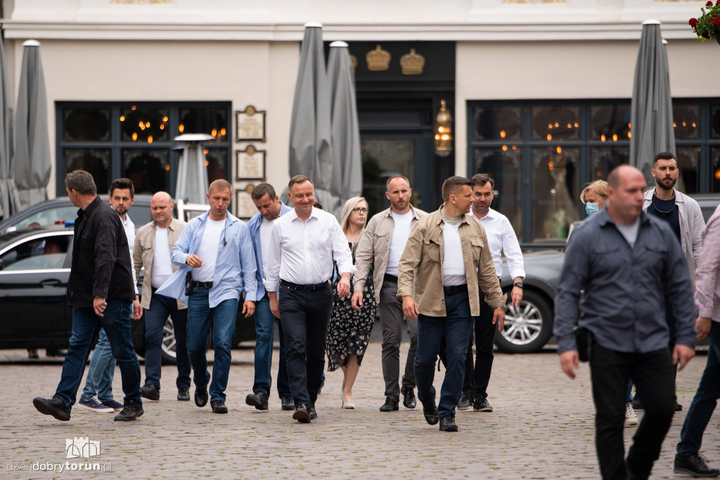 Andrzej Duda w Toruniu