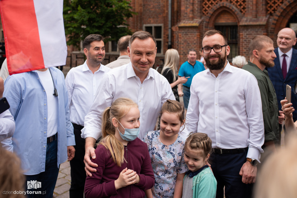 Andrzej Duda w Toruniu