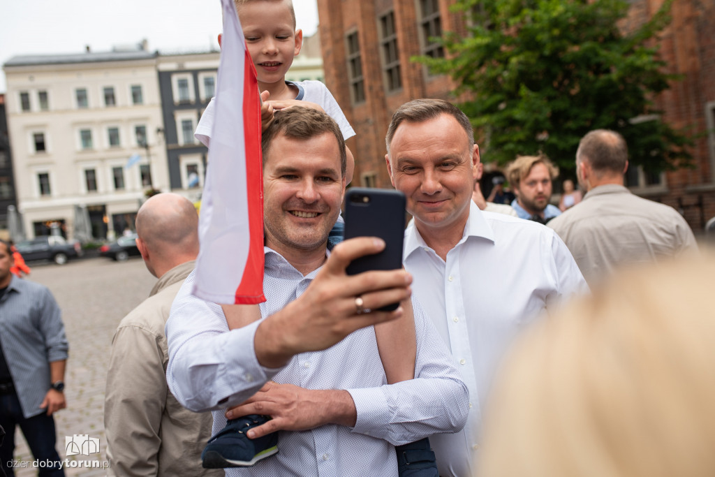 Andrzej Duda w Toruniu