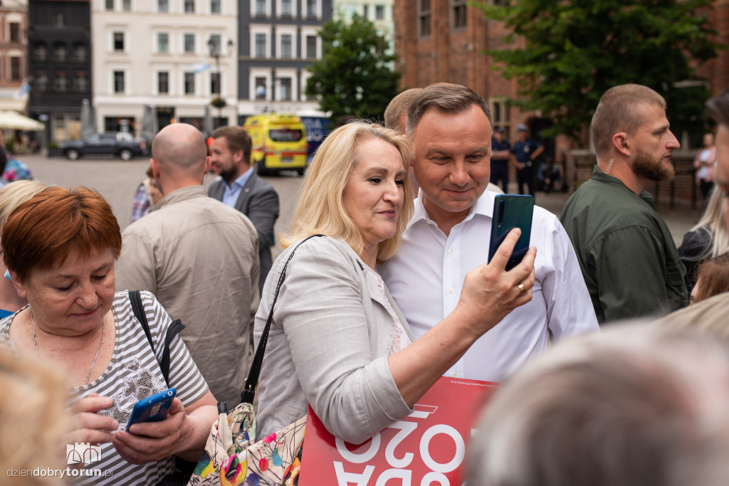 Andrzej Duda w Toruniu