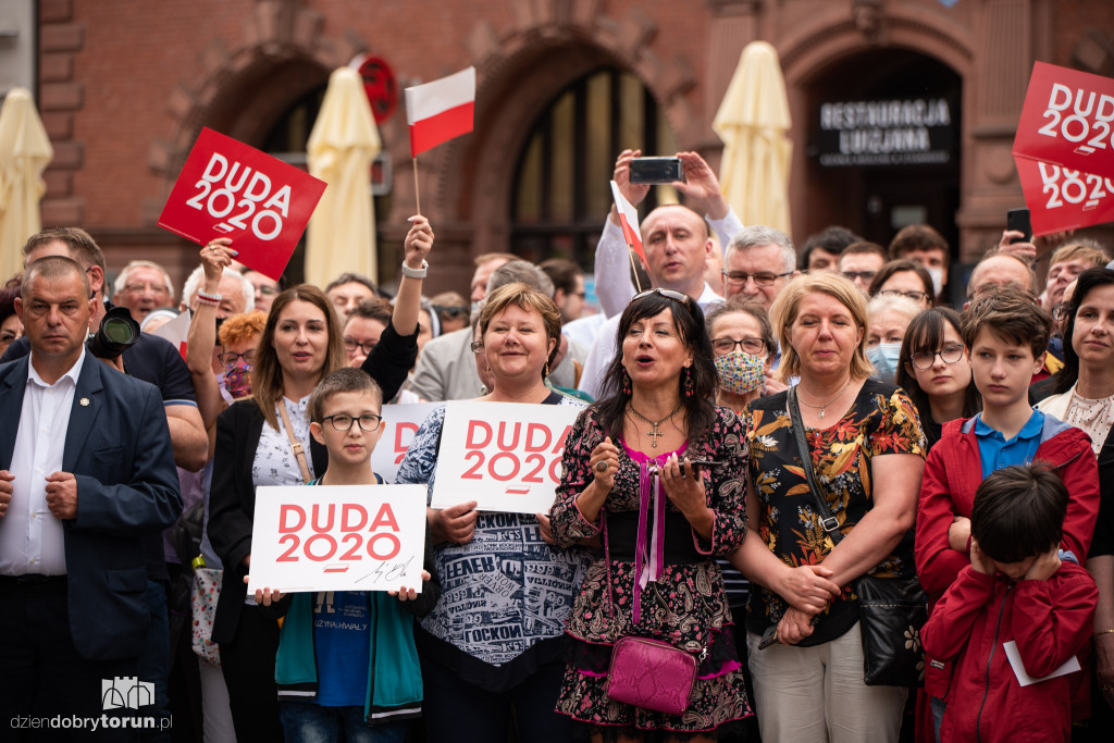 Andrzej Duda w Toruniu