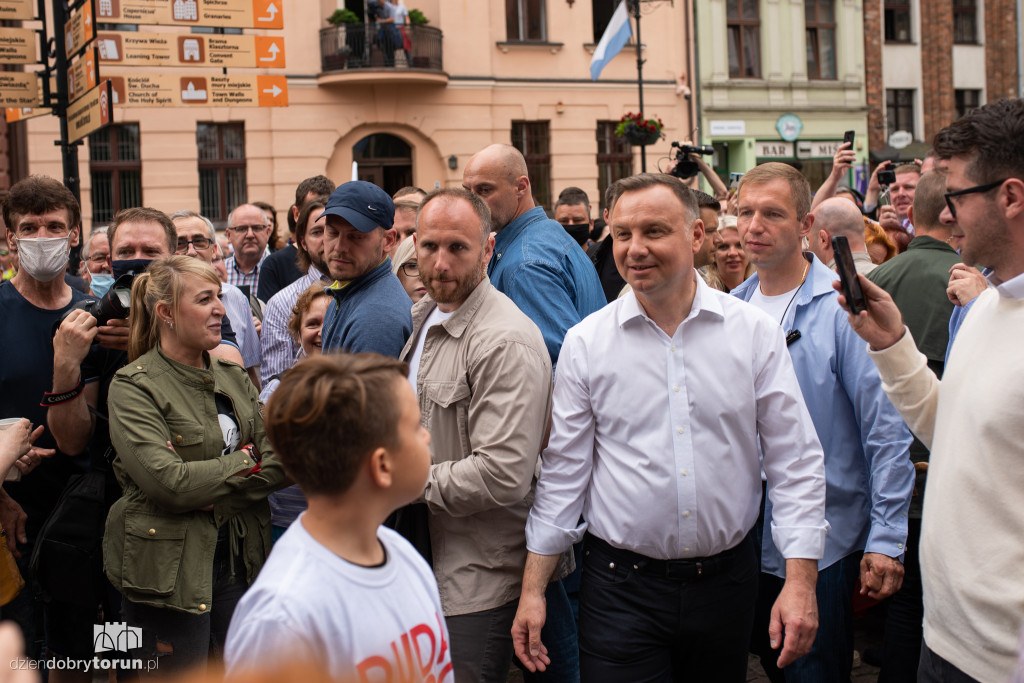 Andrzej Duda w Toruniu