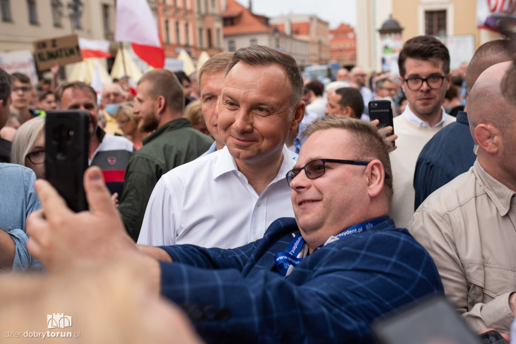 Andrzej Duda w Toruniu