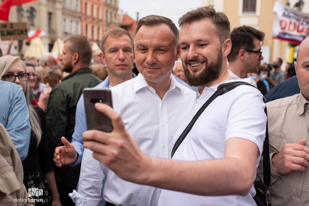 Andrzej Duda w Toruniu