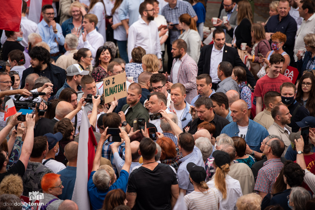 Andrzej Duda w Toruniu