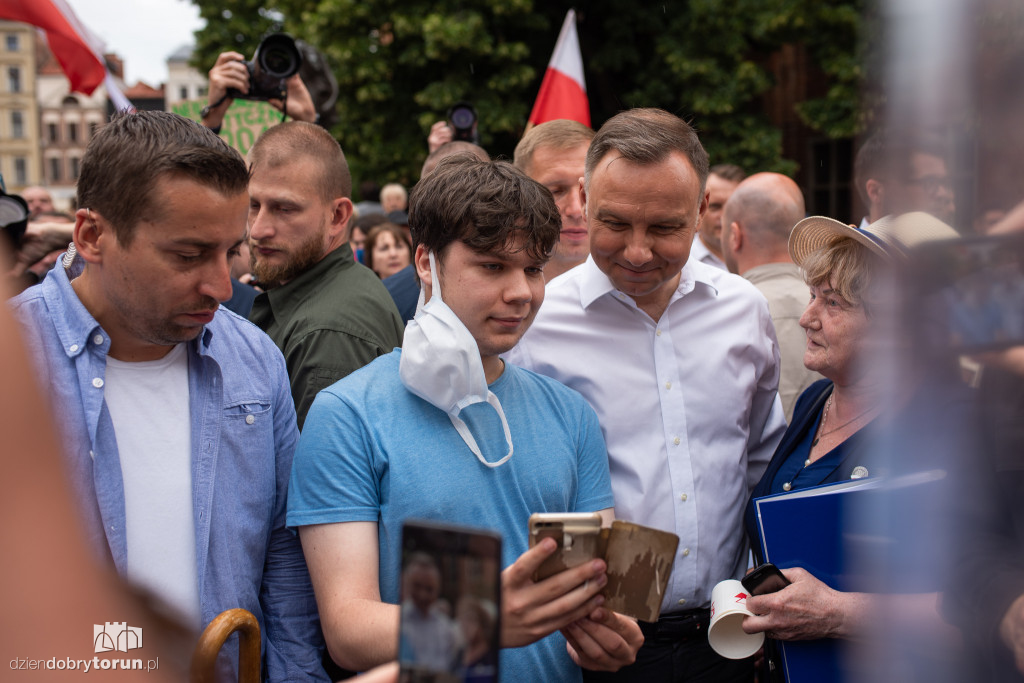 Andrzej Duda w Toruniu