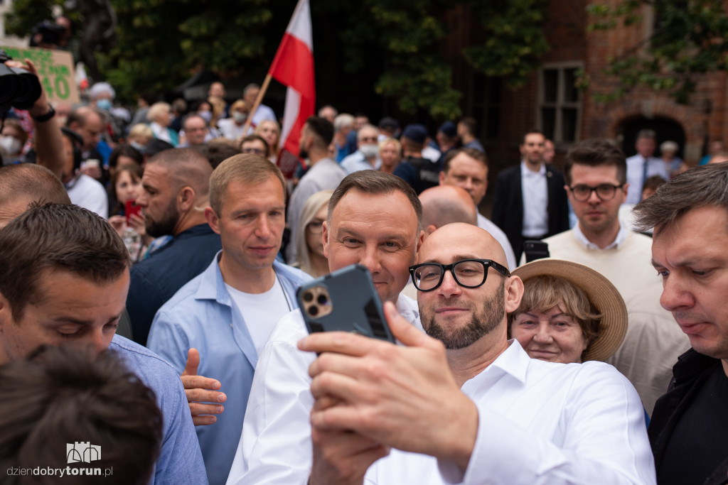 Andrzej Duda w Toruniu