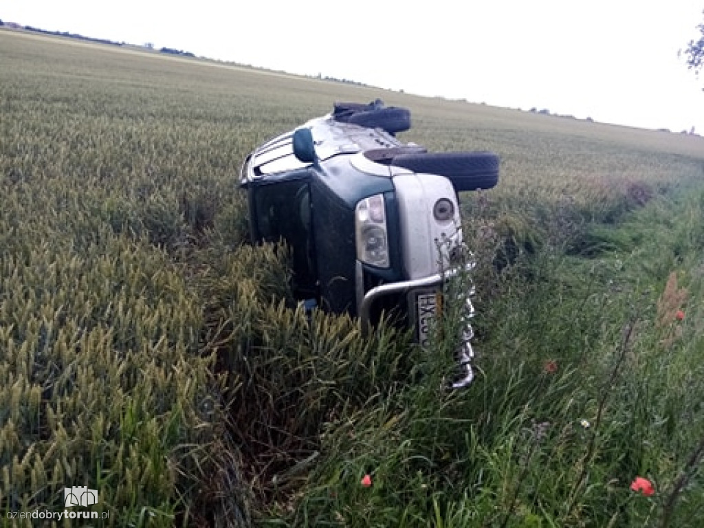 Kolizja dwóch samochodów w Papowie