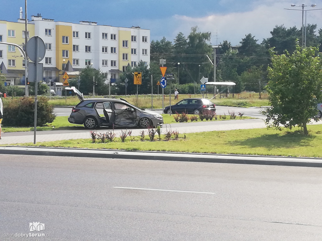 Kolizja przy szpitalu dziecięcym