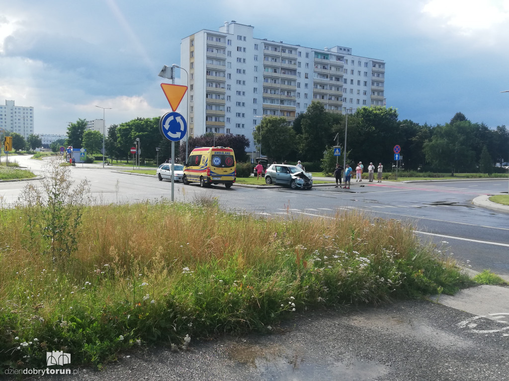 Kolizja przy szpitalu dziecięcym
