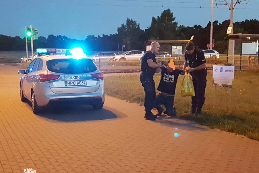 Interwencja policji na Rubinkowie