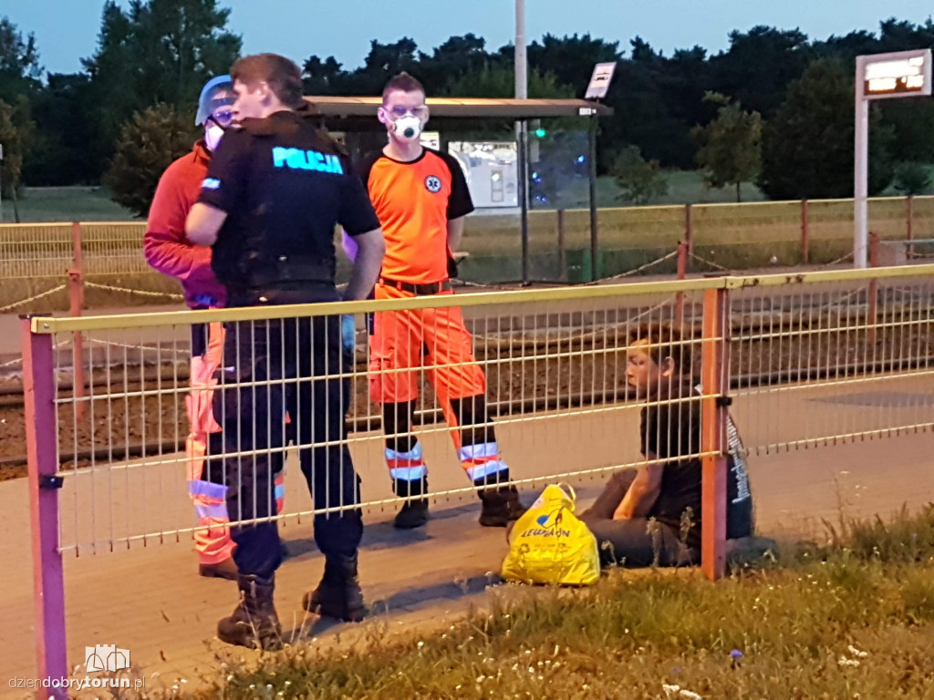 Interwencja policji na Rubinkowie