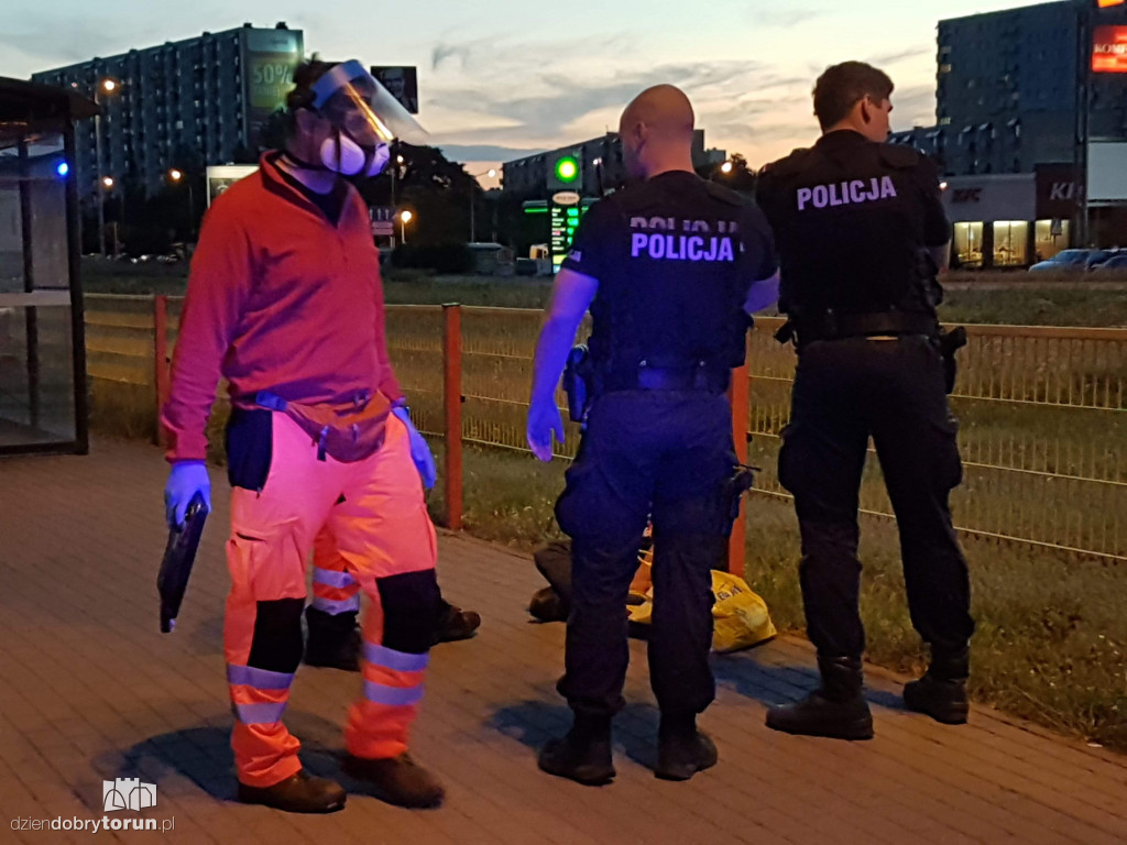 Interwencja policji na Rubinkowie
