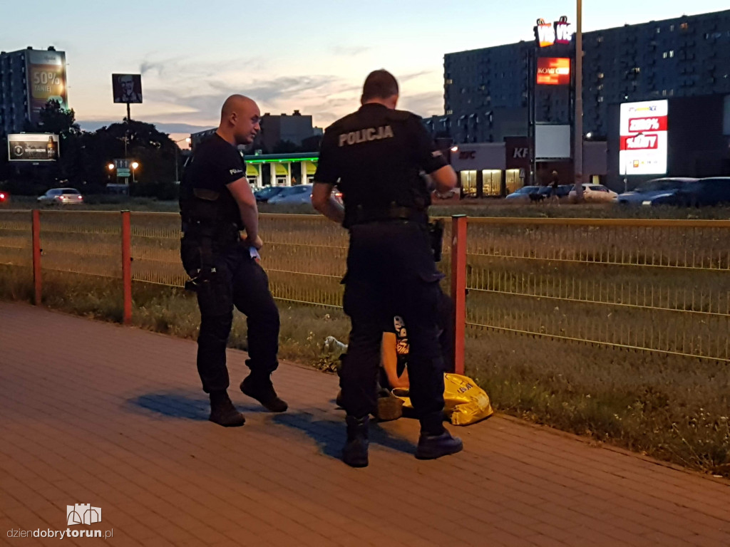 Interwencja policji na Rubinkowie