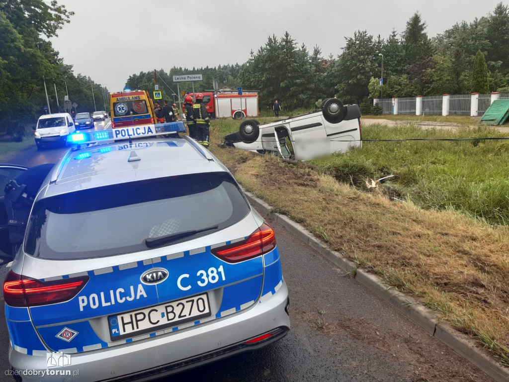Groźne zdarzenie przy Szosie Chełmińskiej