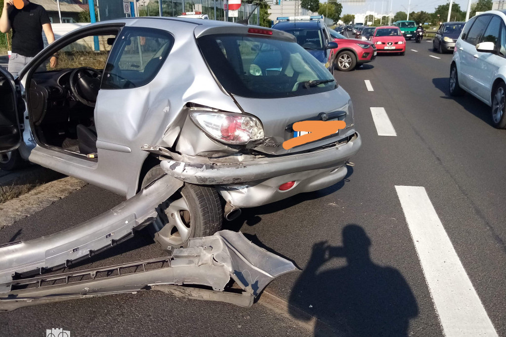 Dwie groźne kolizje na ulicach Torunia